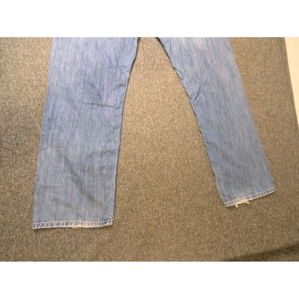 Vtg Levis 559 Relaxed Straight 38X32 Men's Blue Medium Wash Outside‎ Denim Pants